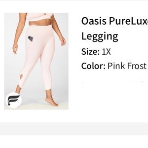 Oasis Pink Frost 7/8 leggings